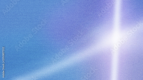 Foto Purple and blue gradient abstract background with grainy texture and a bright soft flare, conveying imaginative energy for banners, ads, and branding