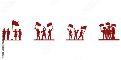 Indonesia Independence Day Silhouette
