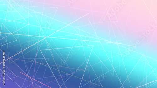 Abstract blue and pink network lines form a futuristic web of connections, creating a clean tech mood with soft gradient background and space for headlines.