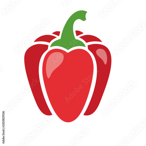 Red bell pepper icon