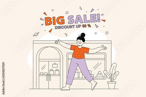 Sale Promotion Retail Illustration