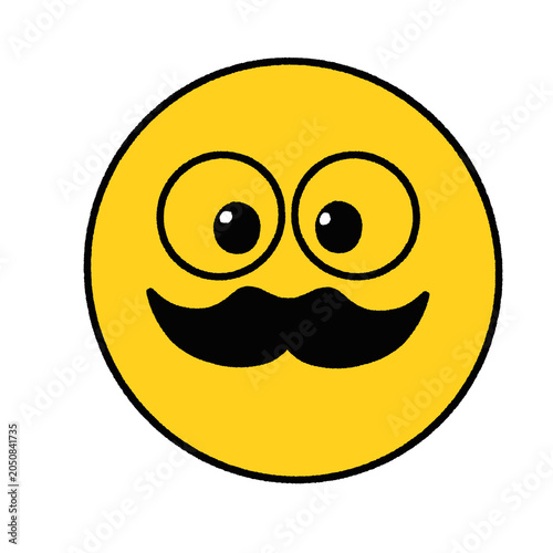 smiley face with a smile
