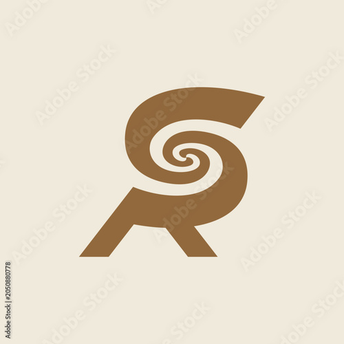 Monogram SR Vortex Logo