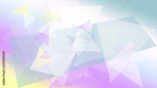 Abstract pastel geometric triangles create a soft, modern backdrop with gentle gradients and light shapes, ideal for creative layouts, flyers, and website headers.