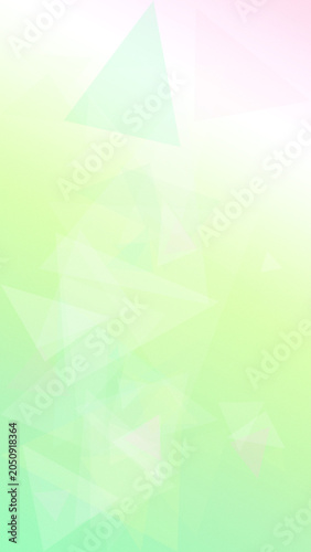 A soft green pastel polygon background with subtle light rays and triangle facets, creating a calm modern texture for presentations, posters, and branding.
