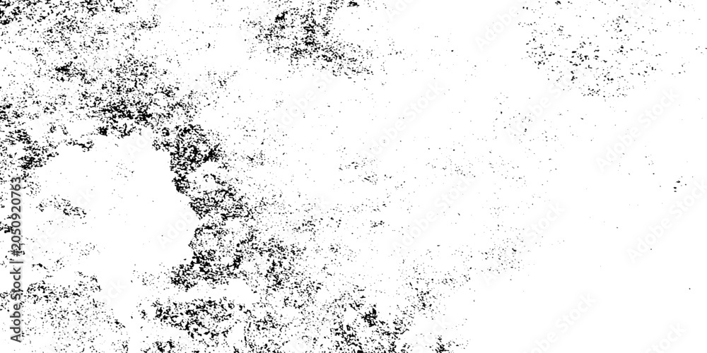 Obraz premium Black and white Dust overlay distress grungy effect paint. Black and white grunge seamless texture. Dust and scratches grain texture on white and black background.
