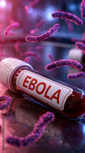 Ebola Virus Sample: A close...