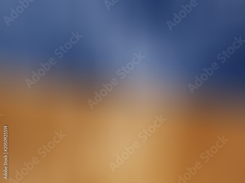 Top view abstract blurred lines blue yellow white color background texture design blank for text. colorful floor,  illustration graphic, grunge space, gradient backdrop