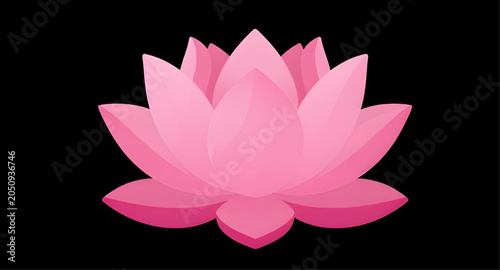 Tableau sur toile pinklotus, lotusicon, lotusflower, flower, blossom, floral, pink, waterlily, nat