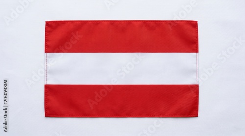 National flag of Austria with red, white, red horizontal stripes, one of the world’s oldest designs symbolizing heritage, resilience, and enduring national identity across centuries.