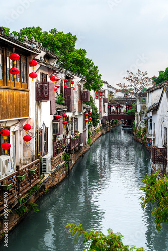 Canvas Print Suzhou Historical Center, China