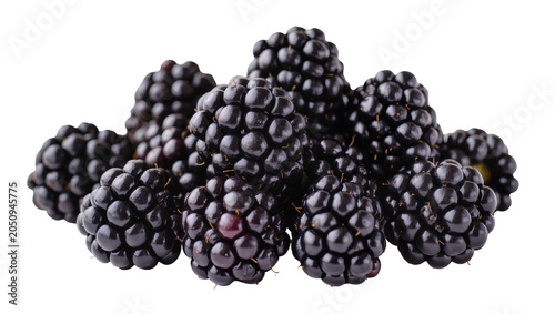 Photos Heap of fresh ripe blackberries close-up