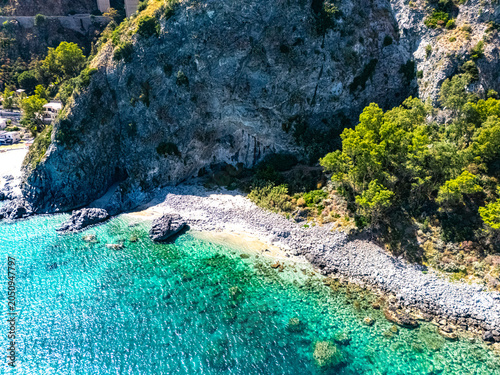 фотографія The coast near the town of Caminia, Calabria, Italy
