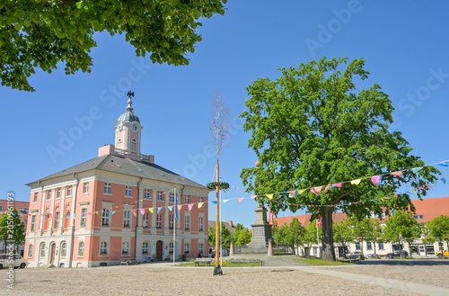 Historisches Rathaus, Markt, Templin, Landkreis Uckermark, Brandenburg, Deutschland