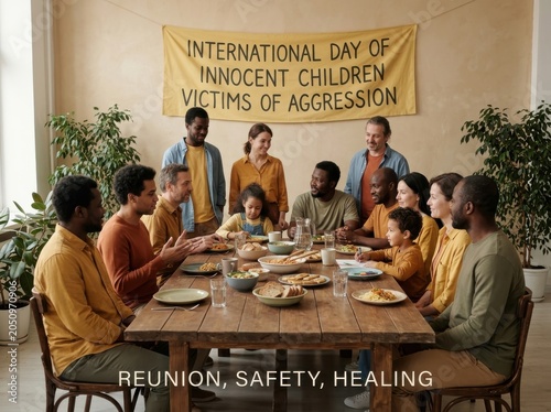 Diverse group gathered for International Day of Innocent Children Victims of Aggression