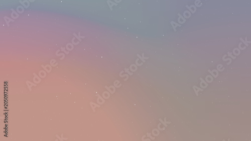 Bild auf Leinwand Soft pastel peach to blue gradient overlay with glowing white stars on transpare