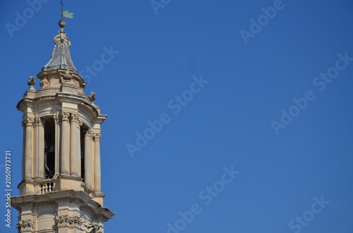 Piazza Navona in Roma with the church of Sant'Agnese in Agone