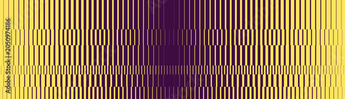 Konstfotografi Vibrant purple and yellow abstract background with vertical and horizontal lines