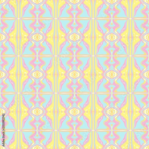 Fotografie Pastel Dreams Liquid Abstract Pattern