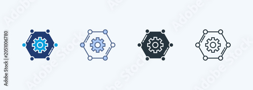 Foto Framework Multiple Style Icon Collection
