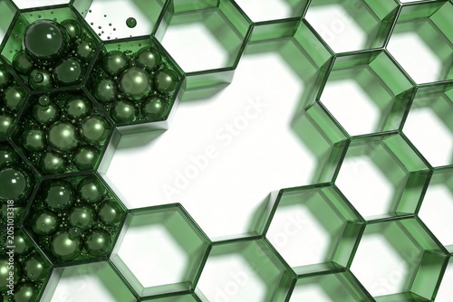 Abstract Green Eco Commercial Background