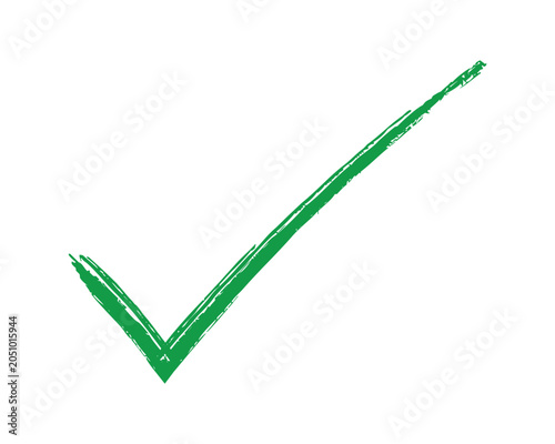 Green checkmark icon for approval and confirmation