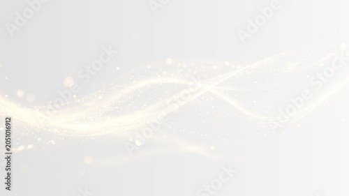 Photos Transparent png golden light wave with elegant flowing particles and shining dus