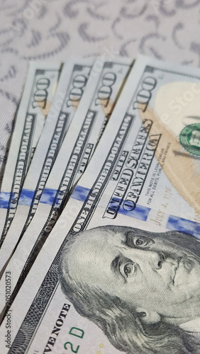 collage made of dollars and Turkish liras