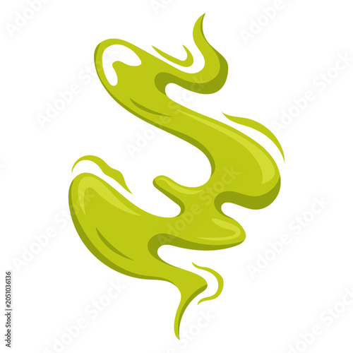 Quadro su tela Bad smell cloud vector isolated