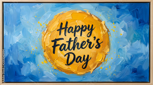 Happy father's day pancake graphic design