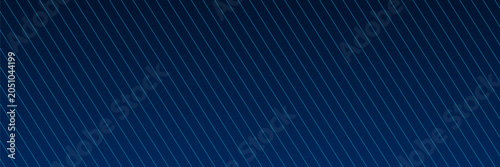 Quadro su tela Abstract dark blue background with diagonal lines pattern