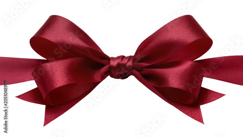 Photography Satin red bow tie ribbon decoration