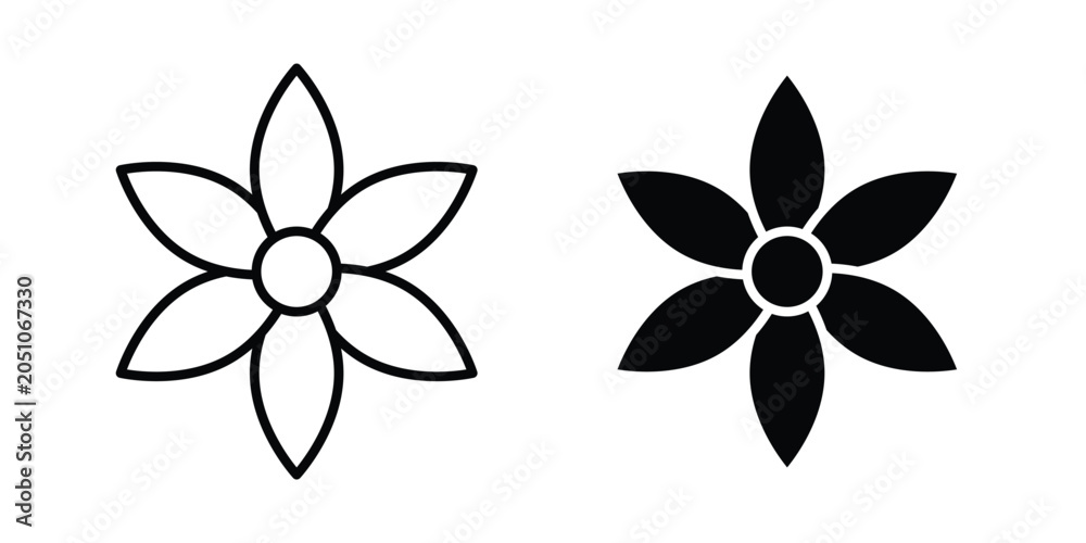 Obraz premium Jasmine icon