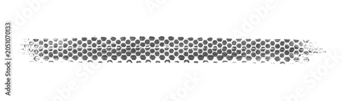 scooter tire tracks on a white background.