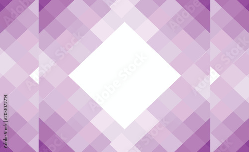 Seamless geometric pattern with pink and purple abstract lines, triangle and square shapes, and a colorful mosaic texture for a retro style vector wallpaper illustration