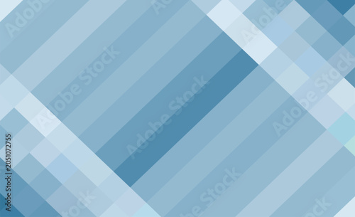 Abstract blue and white striped geometric pattern background with a seamless vintage textile texture design