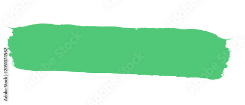 Emerald Brush Paint Stripe for Text Highlight Label and Website Banner png transparent background