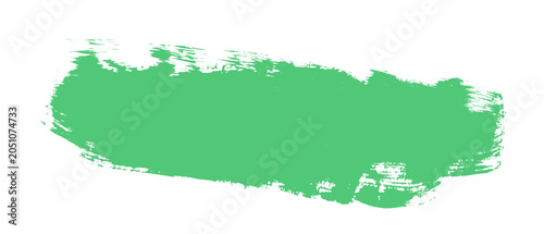 Abstract Emerald Brush Stroke Ribbon Banner for Text Overlay and Caption png transparent background