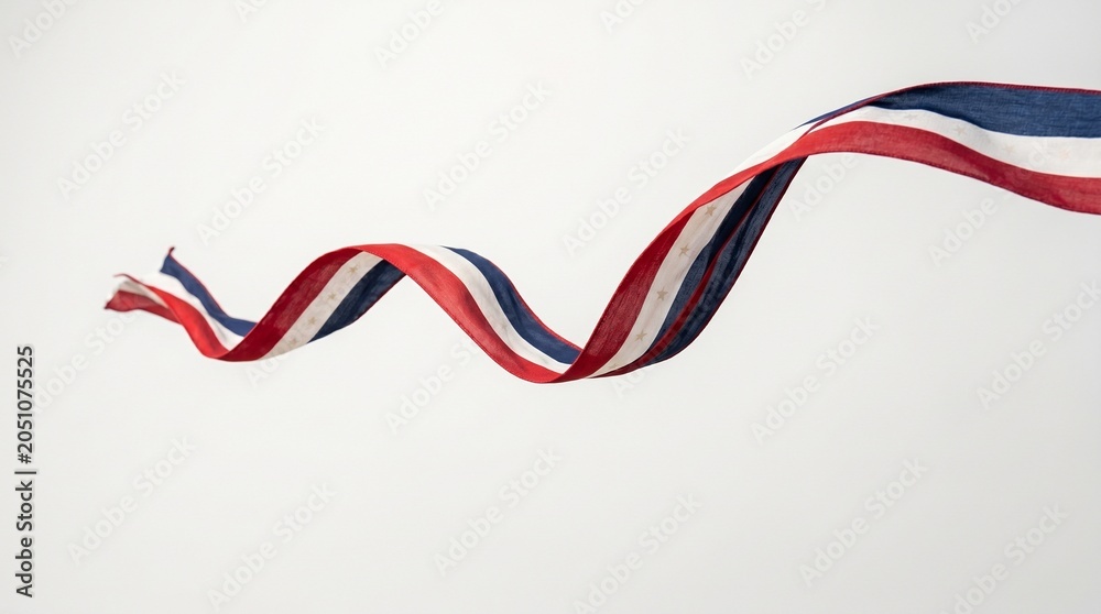 Obraz premium Minimal patriotic landscape