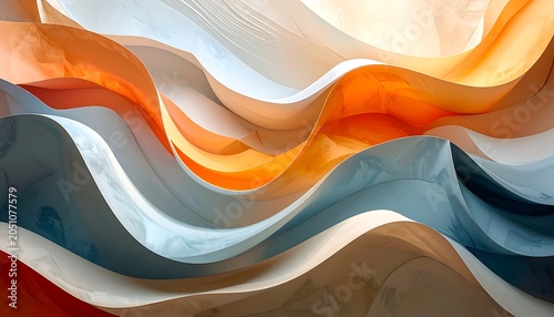 Vibrant abstract waves color background texture.