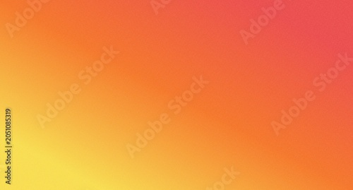 Scripted Content Abstract Diagonal Gradient featuring Bright Lemon Yellow Flare transitioning into Vivid Tangerine Orange with High Contrast Coral Pink and Strawberry Velvet Noise Texture Backdrop