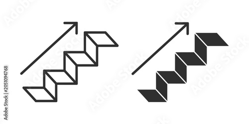 Cuadro en lienzo Next steps icon solid representing workflow progression, navigation guidance, pr