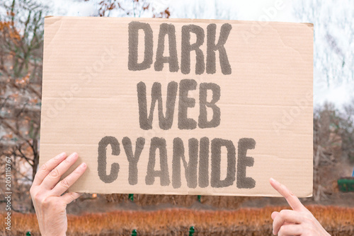 Photography "Dark web cyanide" Online purchase of lethal poison