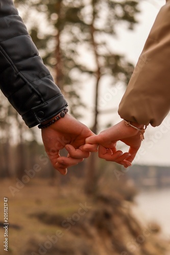 A silent vow of trust and love