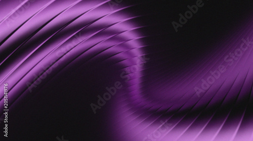 Abstract purple, black smooth gradient ribbed glass backgrounds.