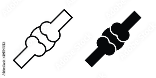 Bild auf Leinwand Joint icon