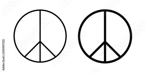 Cuadro en lienzo Peace icon
