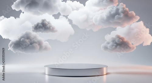 Cloud Podium Display.