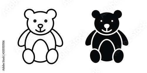 Photography Teddy bear icon