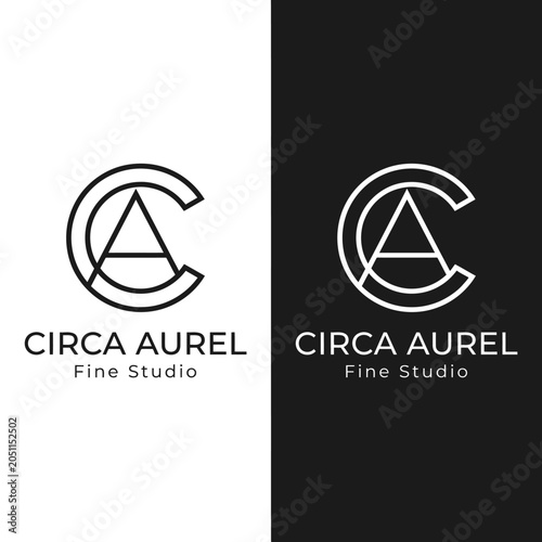 Canvastavla Circa Aurel Fine Studio Logo Design.